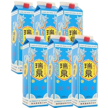Amazon.co.jp: 【泡盛】 瑞泉 紙パック 【1ケース】 30度